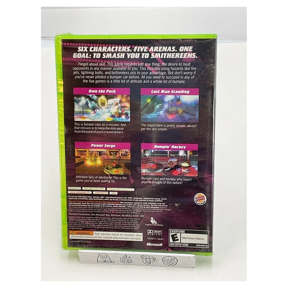 Xbox 360 Big Bumpin' Game Sealed‎ Burger King Promo